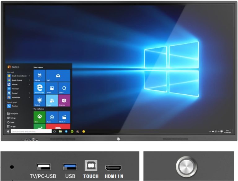 Інтерактивна панель iBoard 98″ дюймів діагональ, вбудована камера та мікрофон дві ОС (Android 11.0 (RAM/ROM 16/256)+ Windows)