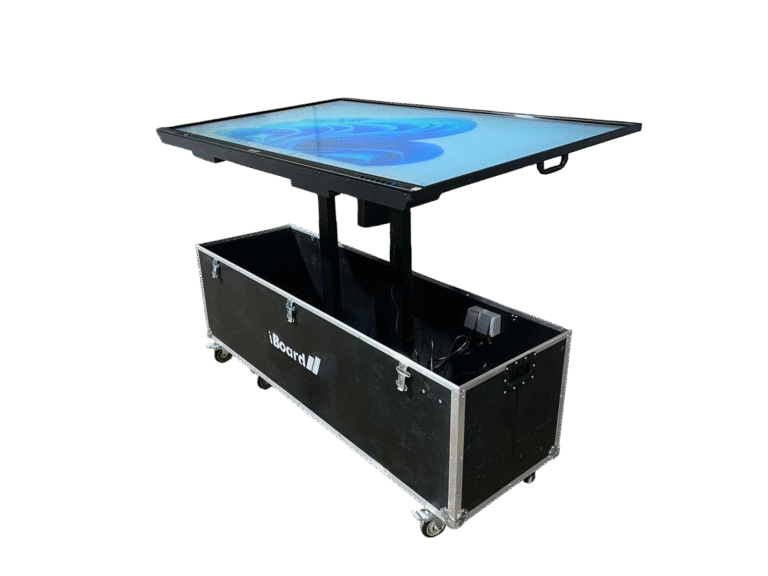 Інтерактивний стіл (комплекс)  iBoard S65, 65″ дюймів діагональ, підтримка двох ОС (Android 15.0 (RK3588-16/256)+ Windows) підтримка ПЗ “Кропива”, вбудована камера зі ШІ